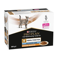 PURINA Pro Plan Veterinary Diets Feline NF Renal Function Kurczak - mokra karma dla kota w chorobach nerek - saszetka 10x85g