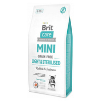 BRIT Care Mini Grain Free Light & Sterilised - bezzbożowa sucha karma dla psa 7kg