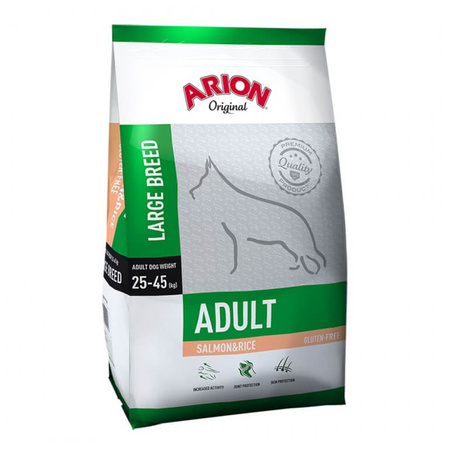 ARION Original Adult Large Salmon & Rice - sucha karma dla psa 12kg+2kg