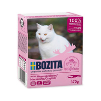 BOZITA Cat kawałki z rakiem w galaretce mokra karma dla kota - kartonik 370g