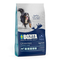 BOZITA Grain Free Adult Sensitive Single Protein Lamb - sucha karma dla psa 1,1kg