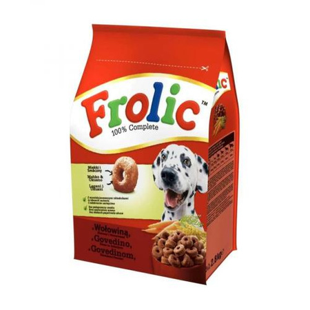 FROLIC Z Wołowiną - sucha karma dla psa 2,8kg