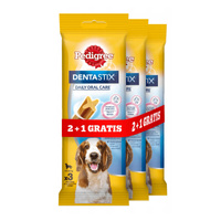PEDIGREE Dentastix dla średnich ras - przysmak dentystyczny dla psa 77g 2+1 gratis