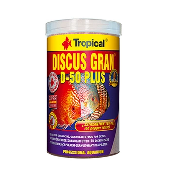 TROPICAL Discus Grand D-50 Plus - pokarm wybarwiający dla rybek 250ml