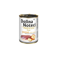 DOLINA NOTECI Premium Pure - mokra karma dla psa z gęsią i jabłkiem - puszka 400g