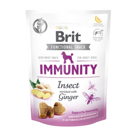 BRIT CARE Dog Functional Snack Immunity Insect - przysmak dla psa 150g