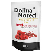 DOLINA NOTECI Premium Pure - mokra karma dla psa z wołowina i ryżem - saszetka 500g