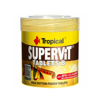 TROPICAL Supervit Tablets B - pokarm dla wszystkożernych i mięsożernych ryb strefy dennej 50ml