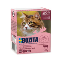 BOZITA - mokra karma dla kota - wołowina w galarecie - kartonik 370g