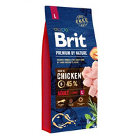 BRIT Premium By Nature Adult L - sucha karma dla psa 15kg