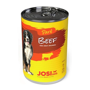 JOSERA JosiDog Paté z wołowiną - mokra karma dla psa - puszka 415g