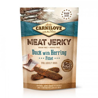 CARNILOVE Jerky Duck With Herring Fillet - przysmak dla psa 100g