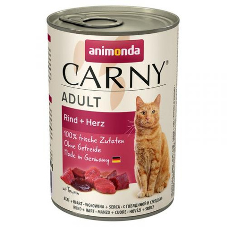 ANIMONDA Carny Indyk Z Wątróbką - mokra karma dla kota - puszka 400g