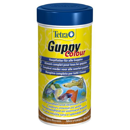 TETRA Guppy Colour Mini Flakes – pokarm dla gupików 100ml