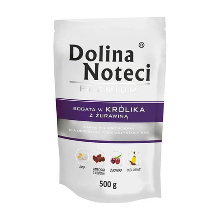 DOLINA NOTECI Premium MIX SMAKÓW - mokra karma dla psa - saszetka 10 x 500g