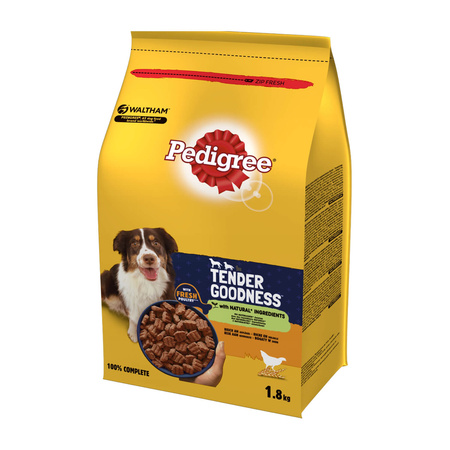 PEDIGREE Tender Goodnes z drobiem dla dużych i średnich ras - sucha karma dla psa 1,8kg