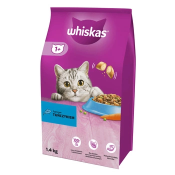 WHISKAS Adult Z Tuńczykiem - sucha karma dla kota 1,4kg