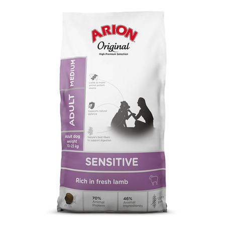 ARION Original Adult Sensitive Medium Lamb - sucha karma dla psa 2kg