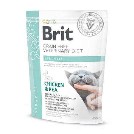 BRIT Grain-Free Veterinary Diet Cat Struvite - sucha karma dla kota 400g