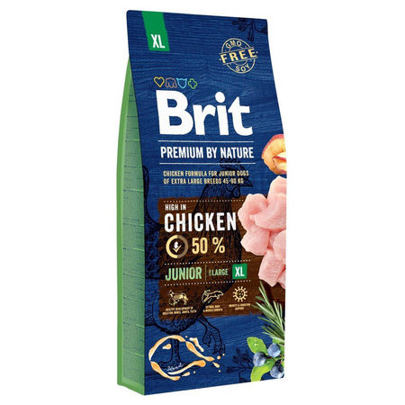 BRIT Premium By Nature Junior XL - sucha karma dla psa 15kg