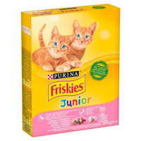 PURINA Friskies Junior z Kurczakiem, mlekiem i warzywami - sucha karma dla kociąt 1,5kg