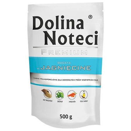 DOLINA NOTECI Premium - mokra karma dla psa z pstrągiem - saszetka 500g