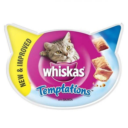 WHISKAS Temptation Z Łososiem - przysmak dla kota 60g