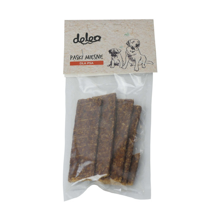 DELEO Suszone Paski Z Dzika 100g