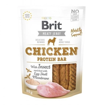 BRIT Jerky Chicken With Insect Protein Bar - przysmak dla psa 80g