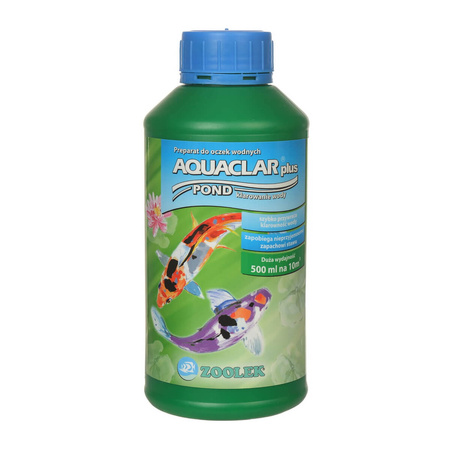 ZOOLEK Aquaclar Pond Plus - preparat do usuwania zmętnienia wody 500ml