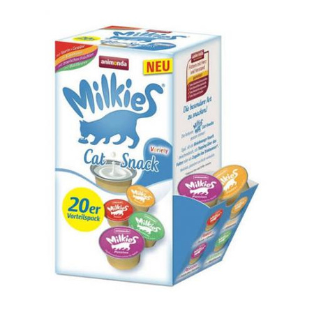 ANIMONDA Milkies Balance Wit.D+E - napój mleczny dla kota - display 20x15g