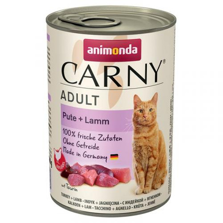 ANIMONDA Carny Indyk Z Wątróbką - mokra karma dla kota - puszka 400g