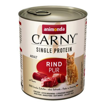 ANIMONDA Carny Adult Single Protein Czysta Wołowina - mokra karma dla kota - puszka 800g