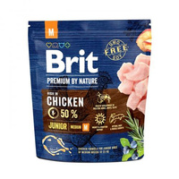 BRIT Premium By Nature Junior  M - sucha karma dla psa 1kg