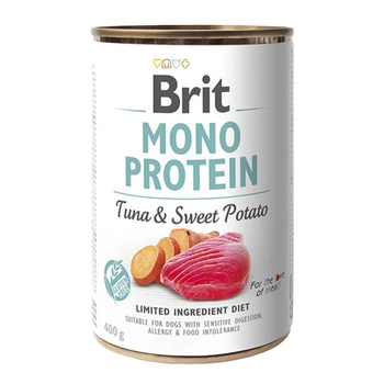 BRIT Mono Protein Tuna & Sweet Potato - mokra karma dla psa - puszka 400g