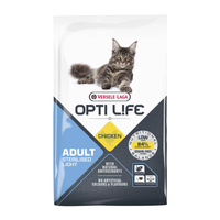 VERSELE-LAGA Opti Life Cat Sterilised Light Chicken - sucha karma dla kota 7,5kg