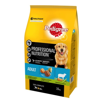 PEDIGREE Adult Professional Nutrition Z Jagnięciną - sucha karma dla psa 15kg