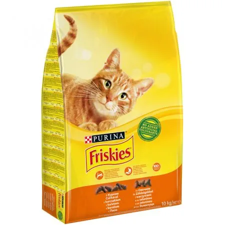 PURINA Friskies Cat Adult z Kurczakiem i warzywami - sucha karma dla kota 1,7kg