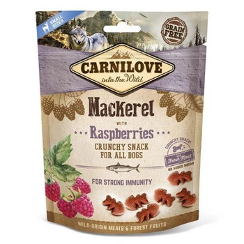 CARNILOVE Snack Dog Fresh Crunchy Mackerel Raspberry - przysmak dla psa 200g