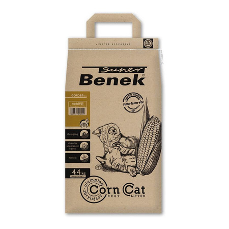 SUPER BENEK Corn Cat Golden - żwirek kukurydziany 7l