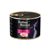 DOLINA NOTECI Premium Junior - mokra karma dla kota z indykiem - puszka 185g