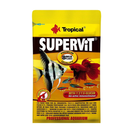 TROPICAL Supervit Mini - pokarm dla rybek ozdobnych 12g - 25szt.