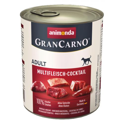 ANIMONDA GranCarno Adult - mokra karma dla psa - koktajl mięsny - puszka 800g