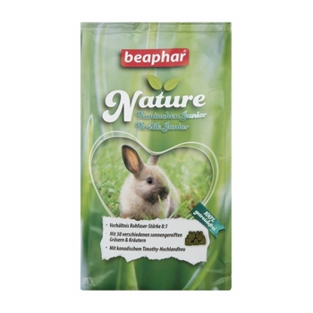 BEAPHAR Nature Junior - pokarm dla młodego królika 750g