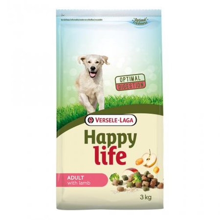 VERSELE-LAGA Happy Life Adult Lamb - sucha karma dla psa 3kg