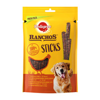 PEDIGREE Ranchos Sticks z wątróbką z kurczaka - przysmak dla psa 60g