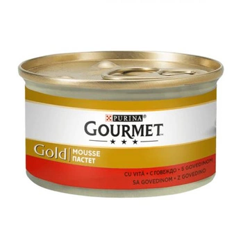 GOURMET Gold Mus Wołowina - mokra karma dla kota 85g