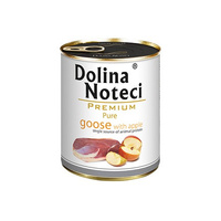 DOLINA NOTECI Premium Pure - mokra karma dla psa z gęsią i jabłkiem - puszka 800g