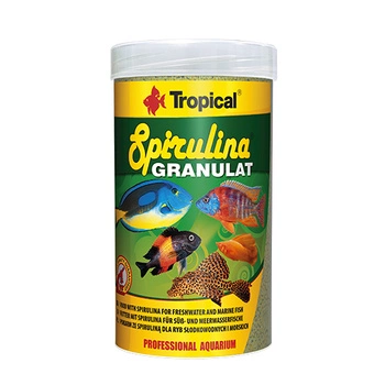 TROPICAL Spirulina - pokarm dla rybek roślinożernych akwariowych granulat 100ml