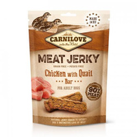 CARNILOVE Jerky Chicken With Quail Bar - przysmak dla psa 100g